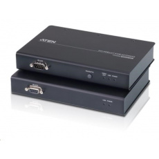 ATEN Extender PC-konzola DVI, HDBaseT 2.0, USB, RS-232, zvuk, 1920 x 1200 pixelov/100 m