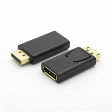 PremiumCord Adaptér DisplayPort na HDMI, FULL HD 1080p, samec/samička, pozlátené konektory