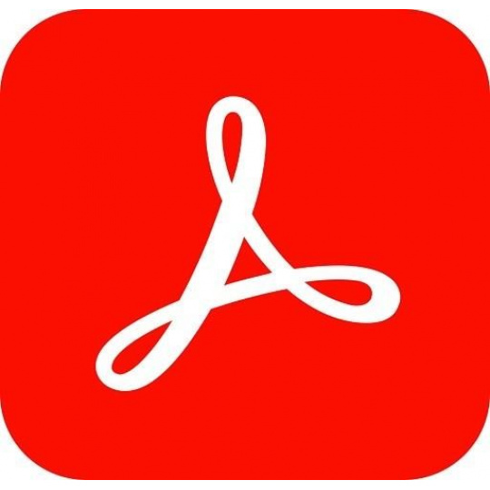 Acrobat Pro for teams, Multi Platform Viacero jazykov (+CZ) Education, Named, 12 mesiacov, Level 2, 10 - 49 Lic - nová licence