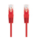 C-TECH kabel patchcord Cat5e, UTP, červený, 3m