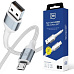 3mk kabel Hyper Cable N-SERIES A to Micro 1m 5V/2.4A 12W White / Black