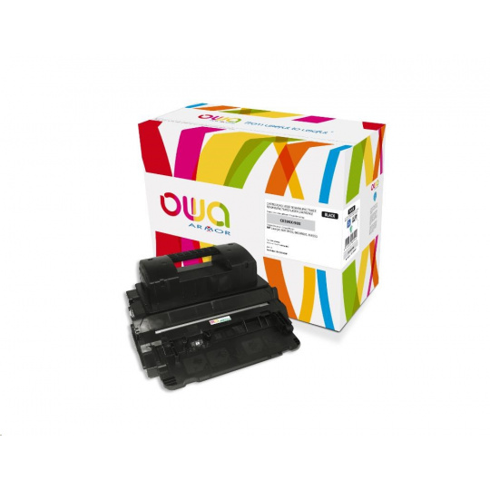 OWA Armor toner pre HP Laserjet Ese M602, M603, M4555, 24000 strán, CE390X, čierna/čierna