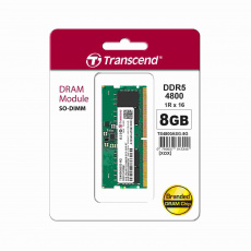 SODIMM DDR5 8GB 4800MHz TRANSCEND 1Rx16 1Gx16 CL40 1.1V