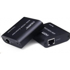 PREMIUMCORD HDMI extender na 60 m FULL HD 1080p cez jeden kábel Cat5e/6/6a/7, nastavenie EDID