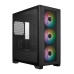 Cooler Master case Elite 301, mATX, Průhledná bočnice, 3x 120mm ARGB Fan, Černá