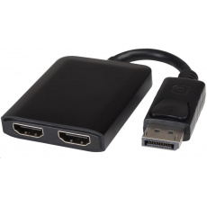 Adaptér PREMIUMCORD DisplayPort - 2x HDMI, MST, rozšírenie+zrkadlo+2 panely, 4K*2K@30Hz Adaptér PREMIUMCORD DisplayPort - 2x HDMI, MST, rozšírenie+zrkadlo+2 panely, 4K*2K@30Hz