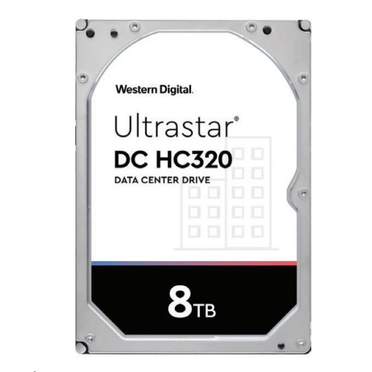 BAZAR - Western Digital Ultrastar® HDD 8TB (HUS728T8TALE6L4) DC HC320 3.5in 26.1MM 256MB 7200RPM SATA 512E SE BAZAR - Western Digital Ultrastar® HDD 8TB (HUS728T8TALE6L4) DC HC320 3.5in 26.1MM 256MB 7200RPM SATA 512E SE