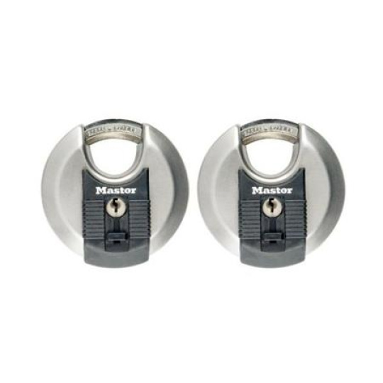 Master Lock Diskový visací zámek Excell - 70mm (2 ks / blistr) Master Lock Diskový visací zámek Excell - 70mm (2 ks / blistr)
