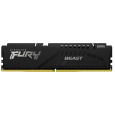 KINGSTON DIMM DDR5 16GB 6800MT/s CL34 ECC FURY Beast XMP Černá