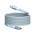 VERBATIM Kabel USB-C Sync & Charge, 100W, Magnetický, 120cm, modrá