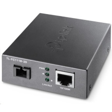 TP-Link FC111B-20 OMADA WDM media konvertor (1x100Mb/s, 1x simplex SC, SM, 1310/1550nm, 20km)