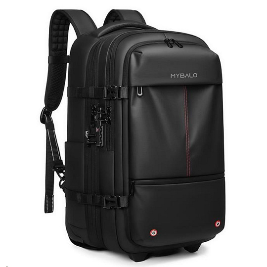 MYBALO JetRoll prostorný kompresní cestovní batoh a kufr 2v1 MYBALO JetRoll prostorný kompresní cestovní batoh a kufr 2v1