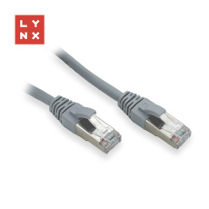 LYNX FTP patch kabel Cat5e PVC, CCA, 7m, šedý LYNX FTP patch kabel Cat5e PVC, CCA, 7m, šedý