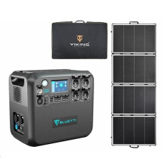 BLUETTI bateriový generátor AC200MAX + solární panel Viking HPD400