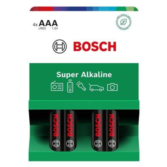 Bosch LR03SA4B/00 Super Alkaline (Blistr 4 ks) Bosch LR03SA4B/00 Super Alkaline (Blistr 4 ks)