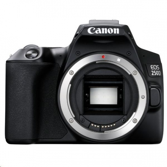 Canon EOS 250D zrcadlovka + EF-S 18-55mm f/3.5-5.6 III + CB-SB130 + 16GB