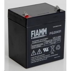 Batéria - Fiamm FG20451 (12V/4,5Ah - Faston 187), životnosť 5 rokov