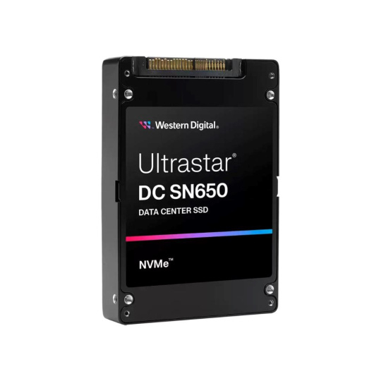 WD SSD 15.36TB Ultrastar DC SN650, PCIe Gen4, (R:6600, W:2800MB/s), RI-1DW/D BICS5 SE