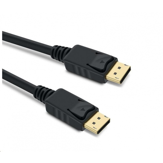 Kábel PREMIUMCORD DisplayPort 1.4 pripojovací kábel M/M, pozlátené konektory, 3 m