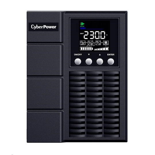 CyberPower Main Stream OnLine S UPS 1000VA/900W, Tower, IEC C13 (1), SCHUKO (2) CyberPower Main Stream OnLine S UPS 1000VA/900W, Tower, IEC C13 (1), SCHUKO (2)