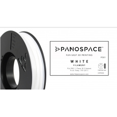 Typ FILAMENTU Panospace: PLA -- 1,75 mm, 1000 gramov v roli - biely