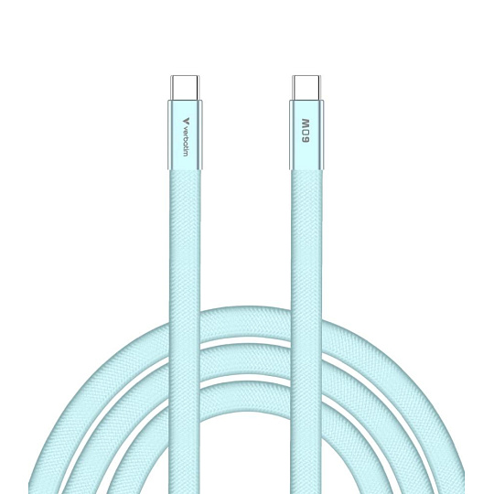 VERBATIM Kabel Sync & Charge SoftTouch USB-C, 60W, 120cm, modrá