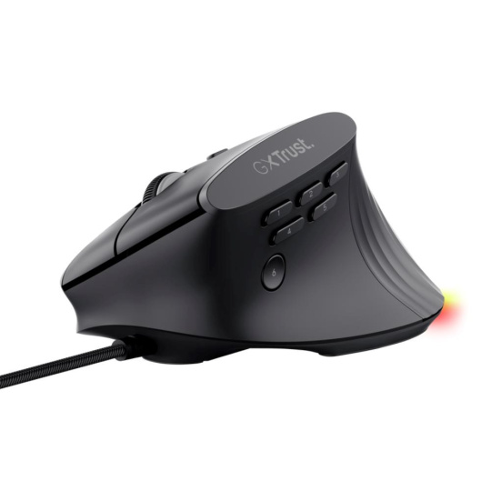 TRUST Myš GXT 145 Rexxa, Drátová USB, RGB, černá TRUST Myš GXT 145 Rexxa, Drátová USB, RGB, černá