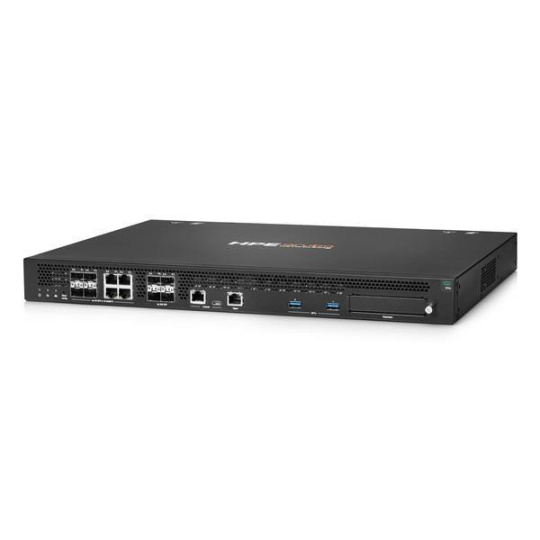 HPE Aruba Networking 9114 4x SFP+ 4x Combo 1x Expansion Slot Hybrid Gateway HPE Aruba Networking 9114 4x SFP+ 4x Combo 1x Expansion Slot Hybrid Gateway