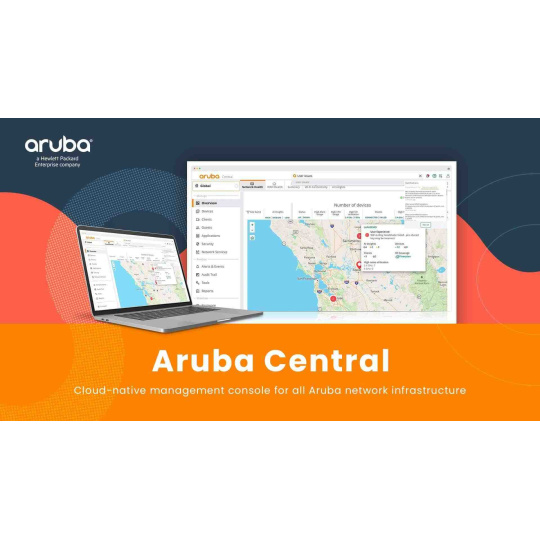 Aruba Central On-Premises Switch 63xx or 38xx Foundation 1 year Subscription E-STU