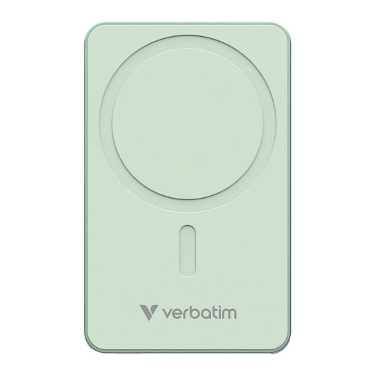 VERBATIM Powerbanka Charge 'n' Go Essentials, Magnetická, 20000 mAh, USB-C, Zelená VERBATIM Powerbanka Charge 'n' Go Essentials, Magnetická, 20000 mAh, USB-C, Zelená