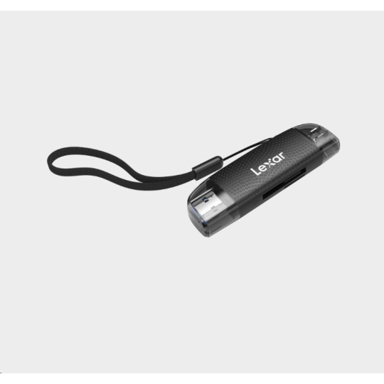 Lexar Cardreader Dual Slot USB-A/C (LRW310X) Supports microSD and SD cards (USB 3.1)