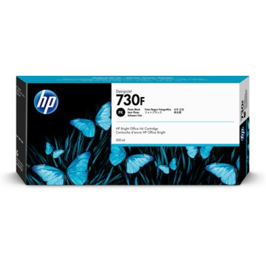 HP 730F 300-ml Photo Black DesignJet Ink Cartridge