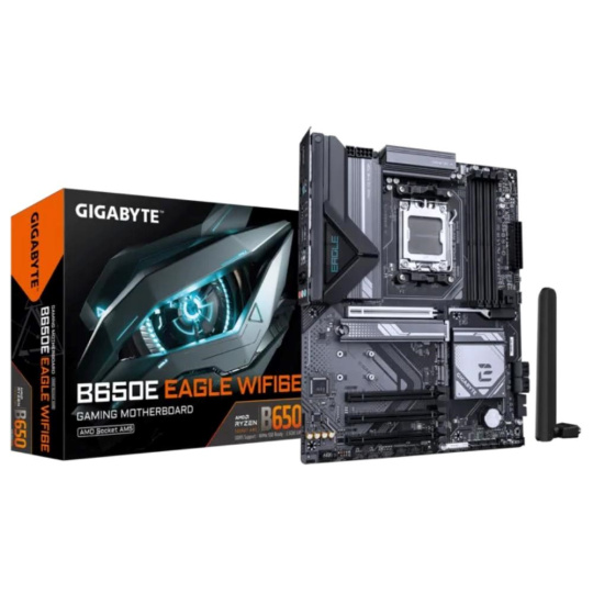 GIGABYTE MB Sc AM5 B650E EAGLE WF6E, AMD B650, 1xHDMI, 1xDP, 4xDDR5, ATX GIGABYTE MB Sc AM5 B650E EAGLE WF6E, AMD B650, 1xHDMI, 1xDP, 4xDDR5, ATX