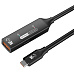 PremiumCord USB 3.2 Gen 2 repeater a prodlužovací kabel C-Male-A-Female, 10Gbps Aluminium 7m