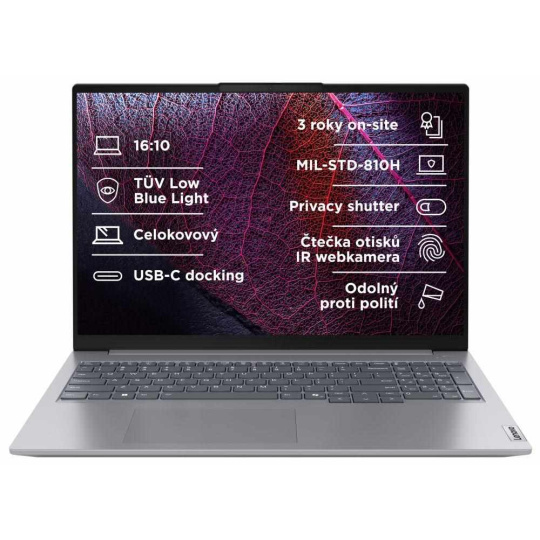 LENOVO NTB ThinkBook 16 G7 - Ryzen7 7735HS,16" WUXGA,16GB,1TBSSD,IRcam,W11H LENOVO NTB ThinkBook 16 G7 - Ryzen7 7735HS,16" WUXGA,16GB,1TBSSD,IRcam,W11H