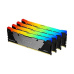 KINGSTON DIMM DDR4 128GB(Kit of 4) 3200MT/s CL16 FURY Renegade RGB