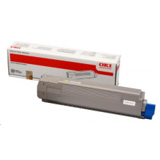 Žltý toner OKI pre C801/C821 (7 300 strán)