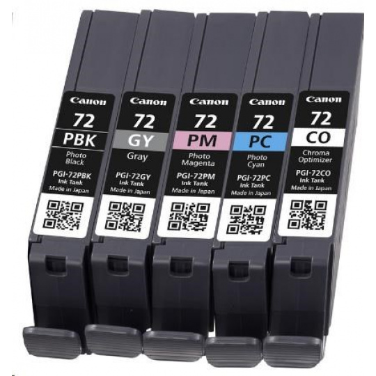 Canon BJ CARTRIDGE PGI-72 PBK/GY/PM/PC/CO Multi Pack