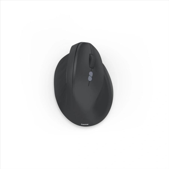 Hama vertikálna ergonomická bezdrôtová myš EWM-600R, pre pravákov, nabíjacia, čierna
