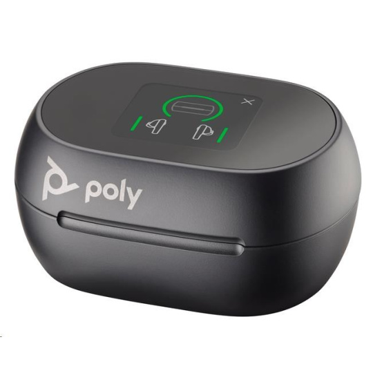 Poly Voyager Free 60+ bluetooth headset, BT700 USB-A adaptér, dotykové nabíjecí pouzdro, černá