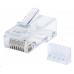 Intellinet konektor RJ45, Cat6, UTP, 15µ, drôt, 90 ks v balení