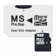 Adaptér CONNECT IT MS PRO DUO 2x Micro SDHC DUAL SLOT