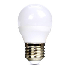 Solight LED žárovka, miniglobe, 6W, E27, 3000K, 510lm Solight LED žárovka, miniglobe, 6W, E27, 3000K, 510lm