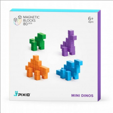 PIXIO Mini Dinos magnetická stavebnice