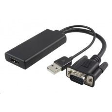 PREMIUMCORD elektronický prevodník VGA+audio na HDMI PREMIUMCORD elektronický prevodník VGA+audio na HDMI