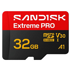 SanDisk micro SDHC Extreme PRO 32GB UHS-I U3 (100R/90W) + adaptér SanDisk micro SDHC Extreme PRO 32GB UHS-I U3 (100R/90W) + adaptér
