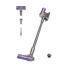 BAZAR - Dyson V8 Advanced silver/nickel tyčový vysavač - Poškozený obal (Komplet) BAZAR - Dyson V8 Advanced silver/nickel tyčový vysavač - Poškozený obal (Komplet)