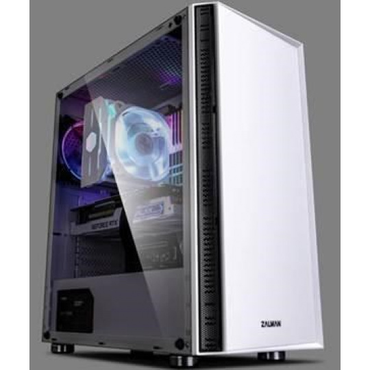 Skriňa ZALMAN R2 White, ATX bez zdroja, RGB