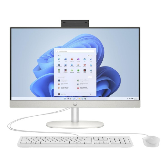 HP AiO 24-cr0002nc, 23.8" FHD AG IPS,RYZEN 5 7520U, 16GB LPDDR5 5500, SSD 512GB,  Win11 Home