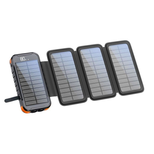 Solárna outdoorová powerbanka Viking EP16W 16000 mAh, bezdrôtové nabíjanie